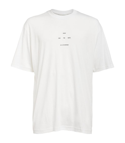 Shop Song For The Mute Graphic Print T-shirt In White