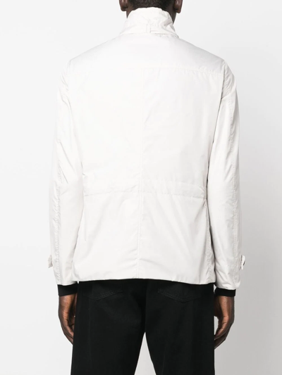 Moorer Nabucco-km Double-breasted Coat In Neutrals