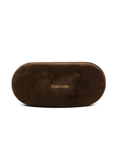 Tom Ford Renee Square-frame Sunglasses In Brown