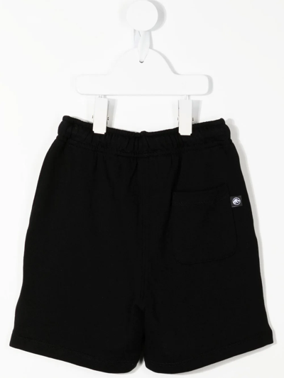 Shop Molo X Jurassic World Embroidered Track Shorts In Black