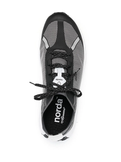 Shop Norda Side Logo-patch Low-top Sneakers In Black