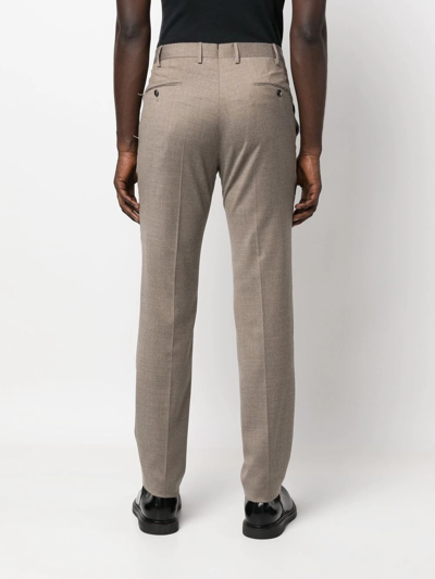 Pt Torino Straight-leg Trousers In Neutrals
