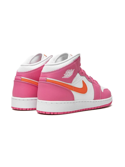 Shop Jordan Air  1 Mid Sneakers In Pink