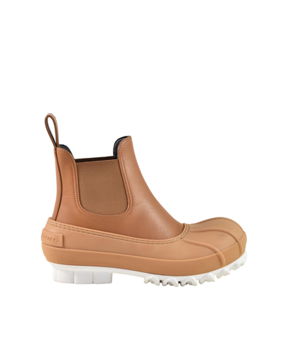 Shop Stella Mccartney Womens Leather Booties In Brown