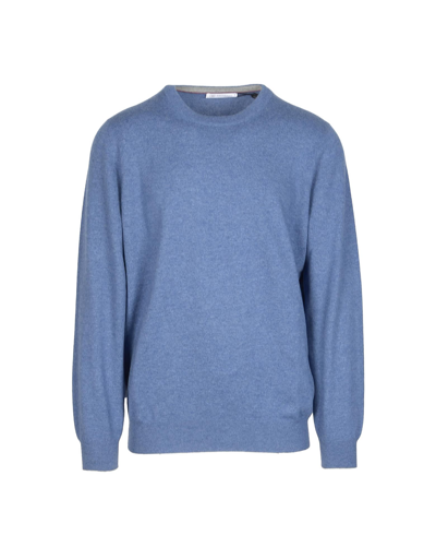 Shop Brunello Cucinelli Mens Blue Sweater