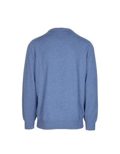 Shop Brunello Cucinelli Mens Blue Sweater