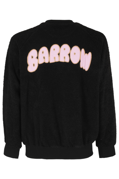 Shop Barrow Ecofur Sweatshirt Unisex In Nero