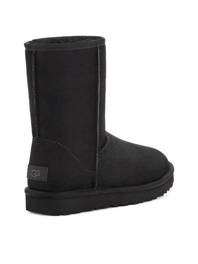 Shop Ugg Black Twinface Sheepskin Classic Boots In Nero
