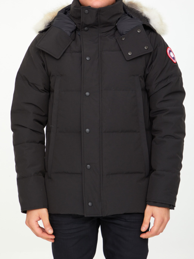 Shop Canada Goose Wyndham Black Parka