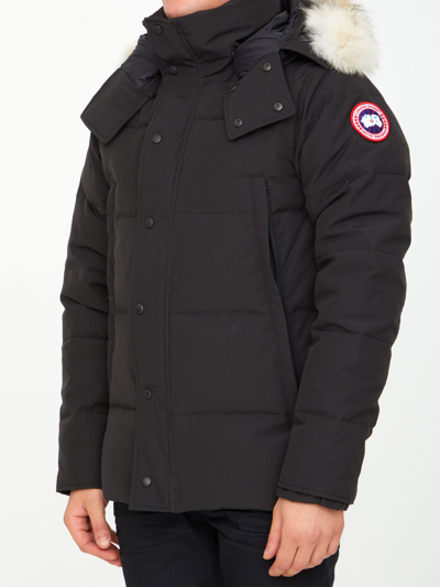 Shop Canada Goose Wyndham Black Parka