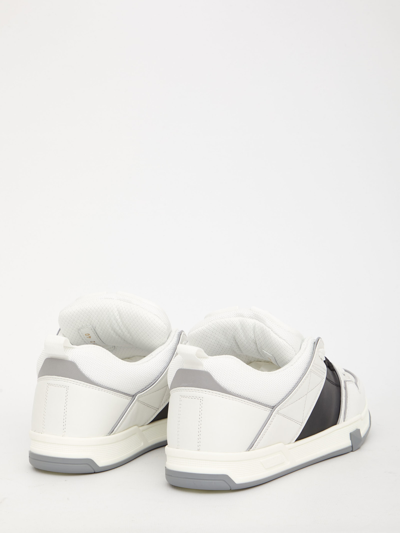 Shop Valentino Open Skate Sneakers In White