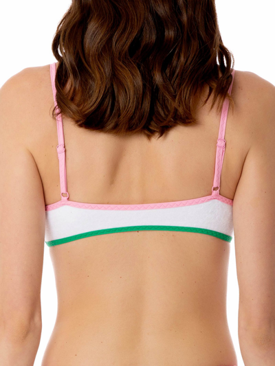 Mc2 Saint Barth Woman Terry Bralette Swimsuit In Pink