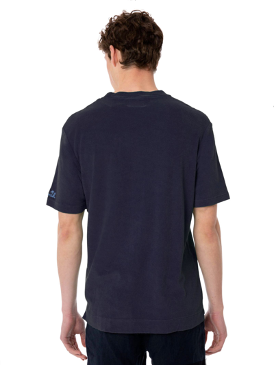Mc2 Saint Barth Man Terry T-shirt With Pocket