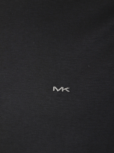 Shop Michael Kors Sleek Mk Crew T-shirt In Black
