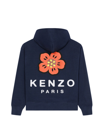 Shop Kenzo Oversize Boke Flower Sweatshirt In Blue