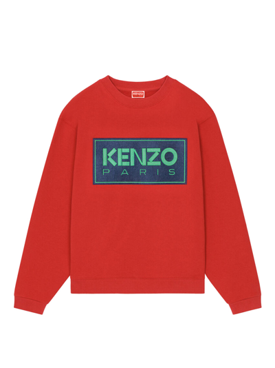Kenzo Paris Sweatshirt Medium Red Male In Rouge Moyen | ModeSens