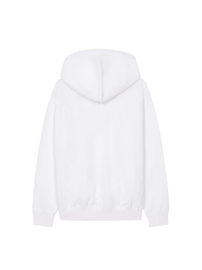 Shop Kenzo Tiger Tail K Hooded Sweatshirt In White