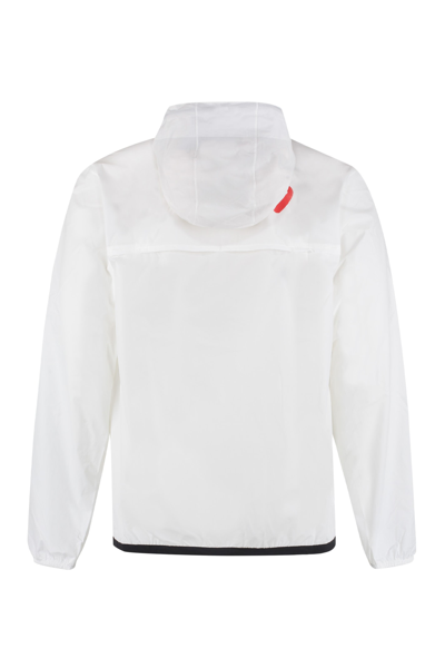Shop Comme Des Garçons Play Play Cdg X K-way - Techno Fabric Raincoat In White