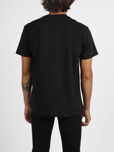 Shop Versace Jeans Couture V-emblem T-shirt In Black