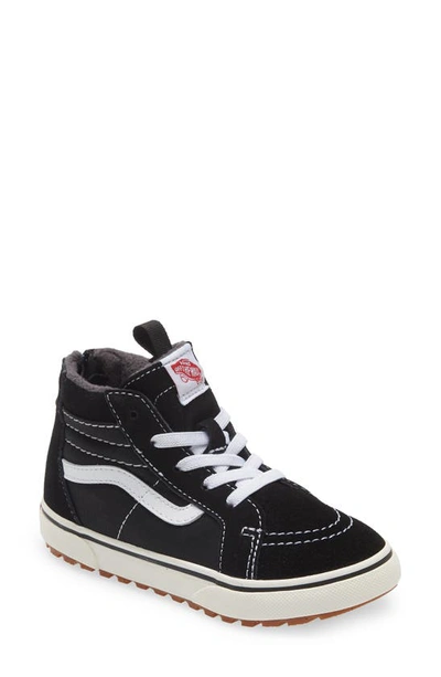 Shop Vans Sk8-hi Zip Mte Sneaker In Black/ True White