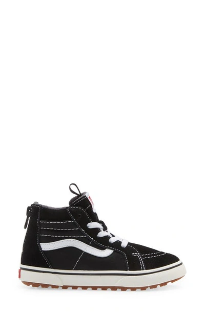 Shop Vans Sk8-hi Zip Mte Sneaker In Black/ True White