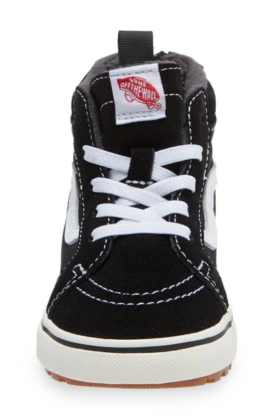 Shop Vans Sk8-hi Zip Mte Sneaker In Black/ True White