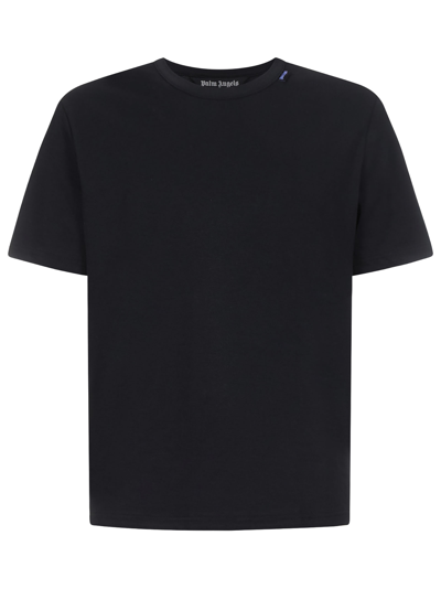 Shop Palm Angels Essential T-shirt In Black