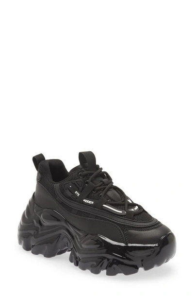 steve madden black trainers women's