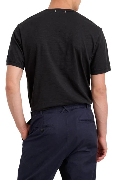 Shop Alex Mill Slub Cotton T-shirt In Black