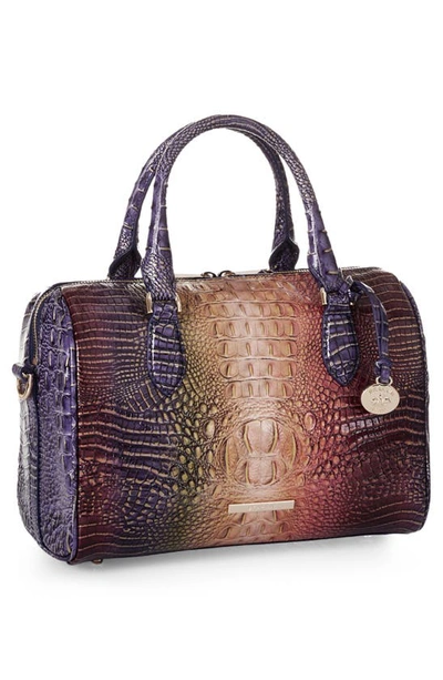 Brahmin Stacy Melbourne Embossed Leather Satchel