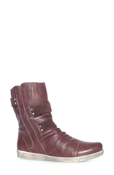 Shop Cloud Ally Wool Lined Boot In Chocolate Domus