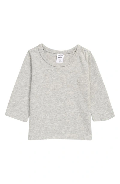 Shop Nordstrom Everyday Long Sleeve T-shirt In Grey Light Heather