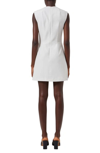 Shop French Connection Ruth Whisper A-line Dress In Summer White