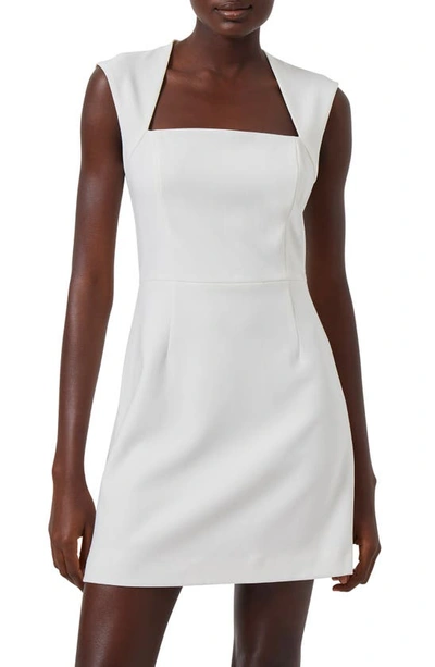 Shop French Connection Ruth Whisper A-line Dress In Summer White