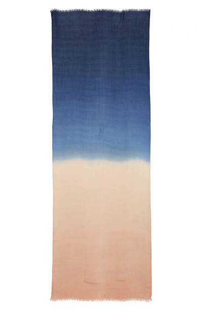 Shop Sole Society Fringe Trim Scarf In Pastel Pink