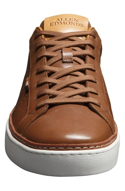 Allen Edmonds Men's Alpha Leather Low-top Sneakers In Walnut