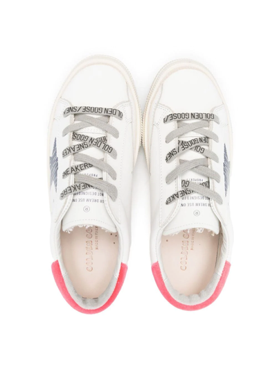 Shop Golden Goose Star Low-top Sneakers In White