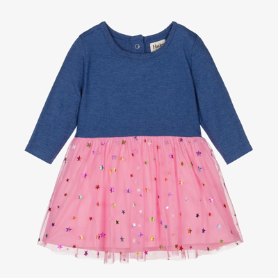 Shop Hatley Girls Blue & Pink Star Dress