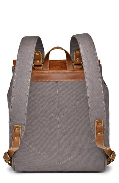 Shop The Same Direction Valley Oak Canvas Backpack In Grey