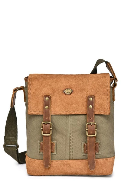 Shop The Same Direction Valley Oak Canvas Crossbody Bag In Olive