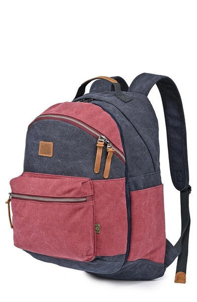 The Same Direction Trail Tree Double Backpack In Navy