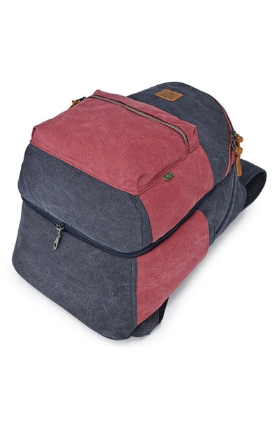 Shop The Same Direction Trail Tree Double Backpack In Navy