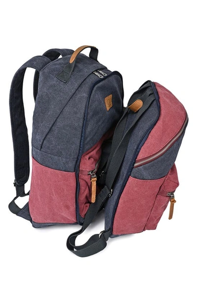 Shop The Same Direction Trail Tree Double Backpack In Navy