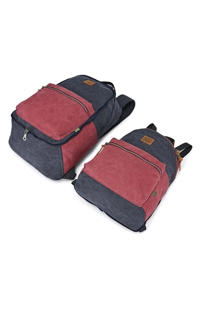 The Same Direction Trail Tree Double Backpack In Navy