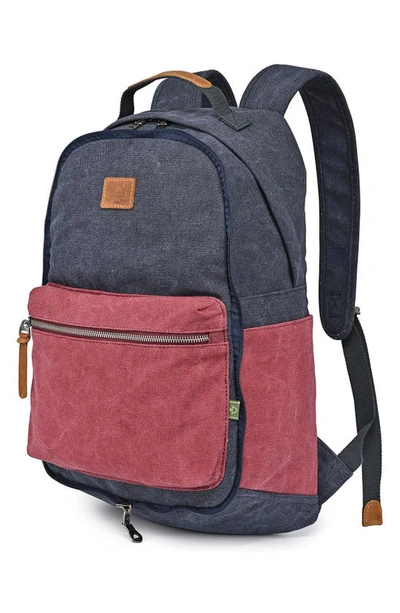 The Same Direction Trail Tree Double Backpack In Navy