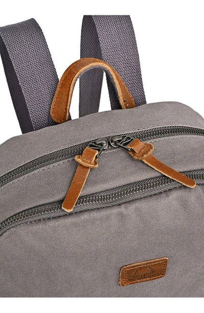 Shop The Same Direction Magnolia Hill Canvas Backpack In Grey