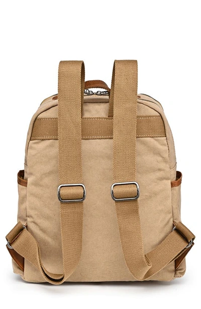 The Same Direction Magnolia Hill Canvas Backpack In Khaki