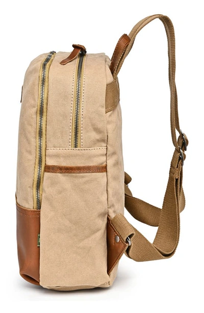 Shop The Same Direction Magnolia Hill Canvas Backpack In Khaki