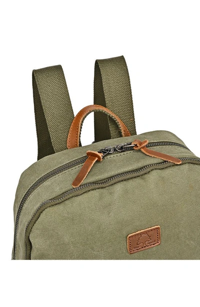 Shop The Same Direction Magnolia Hill Canvas Backpack In Olive