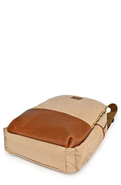 The Same Direction Magnolia Hill Canvas Backpack In Khaki